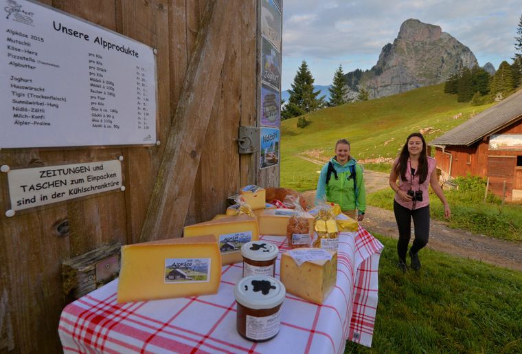 Alpchäs-Weg im Kanton Schwyz